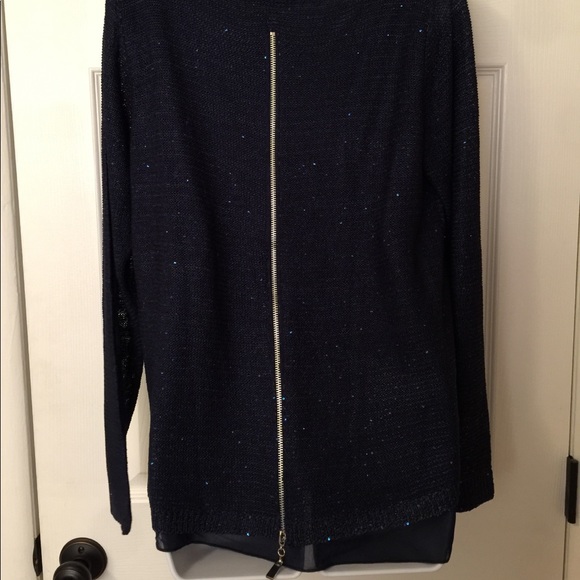 Sparkle blue sweater with Liner - Picture 3 of 6